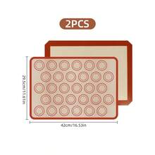 2pcs Silicone Baking Mat Set, Oven Baking Liners For Home And Commercial Use - - - View 8