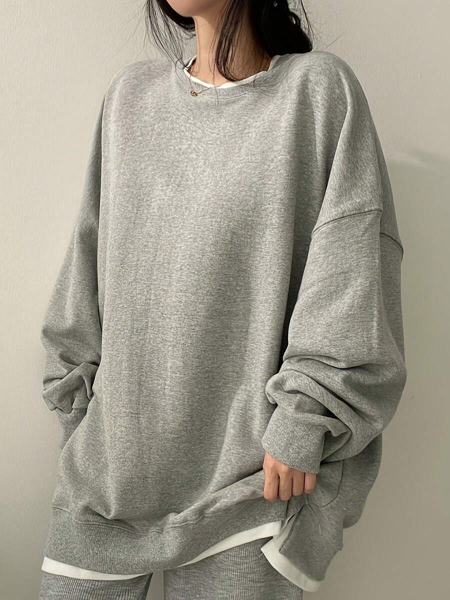 MOGAMY Women Sweatshirts - Gris - Ver 1