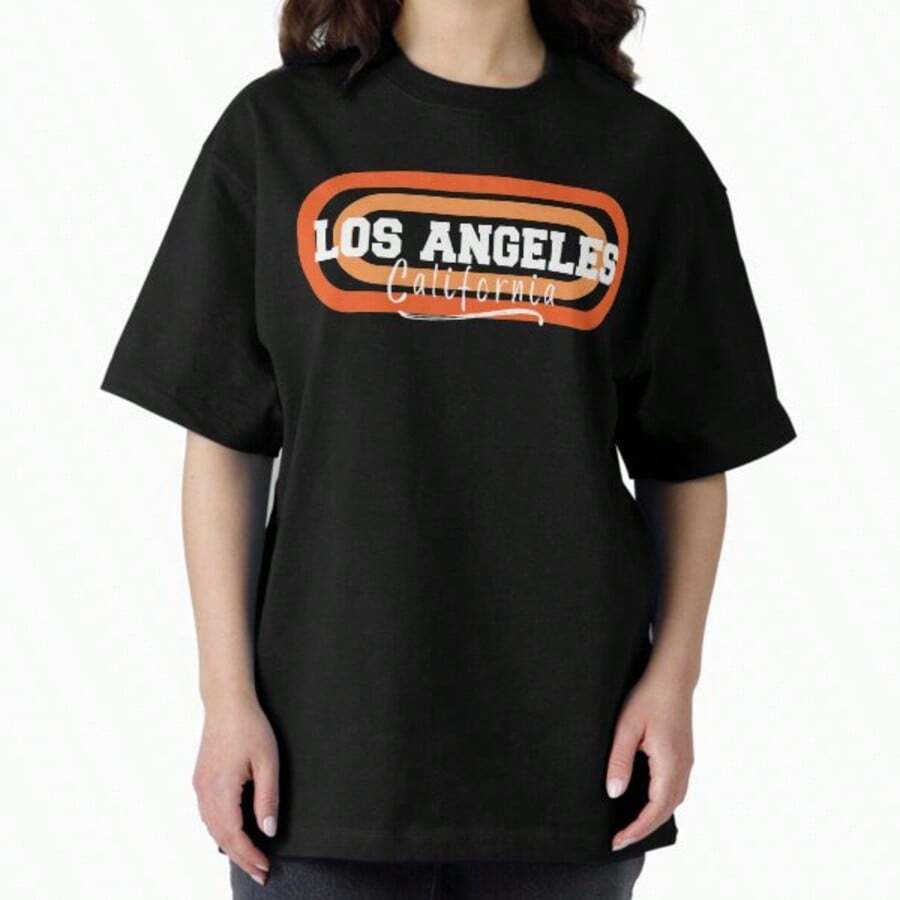 The Angels Oversized T-Shirt - Negro - Ver 1