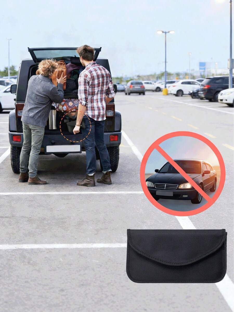 Car Key Pouch Accessories Faraday Signal Blocking Bag Protec Cell Phone Cover Signal Blocker Case Cage For Keyless Key Radi - Multicolor - View 1