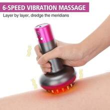 Lymphatic Drainage Massager & Anti Cellulite Massage Tool, Helps Reduce Stretch Marks & Cellulite,For Legs, Arms & Belly, Body Sculpting Machine With Heat & Vibration(Purple) - Màu tím - Xem 7