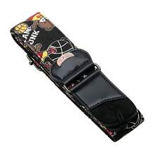 Correa de guitarra, cinturones de guitarra multicolores con paleta de guitarra, abrazadera ajustable para guitarra de madera/clásica/eléctrica, bajo, ukelele 2QEA - Correa estilo 4 - Ver 18