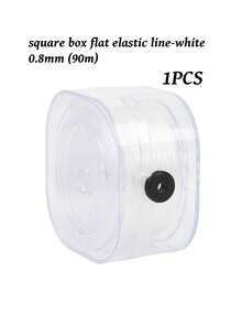 3 Colors 0.8mm Crystal Elastic Cord, Square Box Flat Elastic Crystal Line For Jewelry Making, DIY Necklaces Bracelets Beading And Crafts - Crystal Elastic Rope - View 11