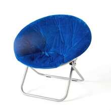 sillones para recamara Lifestyle - Silla de Piel sintética con Marco de Metal Talla única Color Azul - Azul oscuro - Ver 8