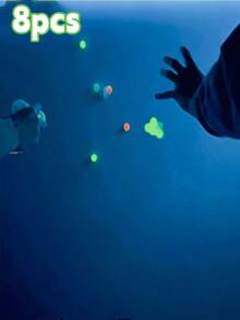 1/2/4/6pcs Glow In The Dark Ceiling Balls, Luminous Balls, Sticky Wall Balls, Bulk Sticky Glow Balls - Multicolor - View 13