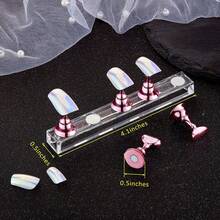 96 Pieces Adhesive Poster Tacky Putty Sticky  Mounting Putty Reusable & Removable Wall Peace Tack Fun-Tak Putty For Hanging Pictures, Art Photography(Pink)Sticky Tack Putty Are Ideal For Hanging Pictures, Posters, Notes, Ornaments, Memos, Children's Artwork, Party Decorations. Not Suitable For Glass Or Fragile Things - 96片粘土 - 查看 4