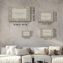 1pc His Mercies Are New Every Morning Poster, Inspirational And Motivational, Easter Decor Framed Wall Art, Wrapped Canvas Poster Vintage Prints, - Minimalist, Typography, Minimalist, Graphic Design Style, Birthday Party Decor, Decorative Wall Art for Living Room Bedroom Office, Hanging Hardware Included - Wrapped Framed Canvas, Horizontal - Lienzo enmarcado - Ver 8