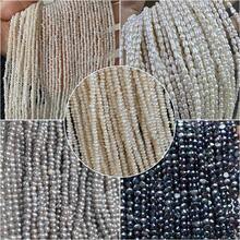1 Strand Natural Freshwater Baroque Pearl Asymmetrical Rice Shape Beads, Suitable For Jewelry Making DIY Necklace Bracelet Crafts Accessories For Women And Men - Multicolor - View 11