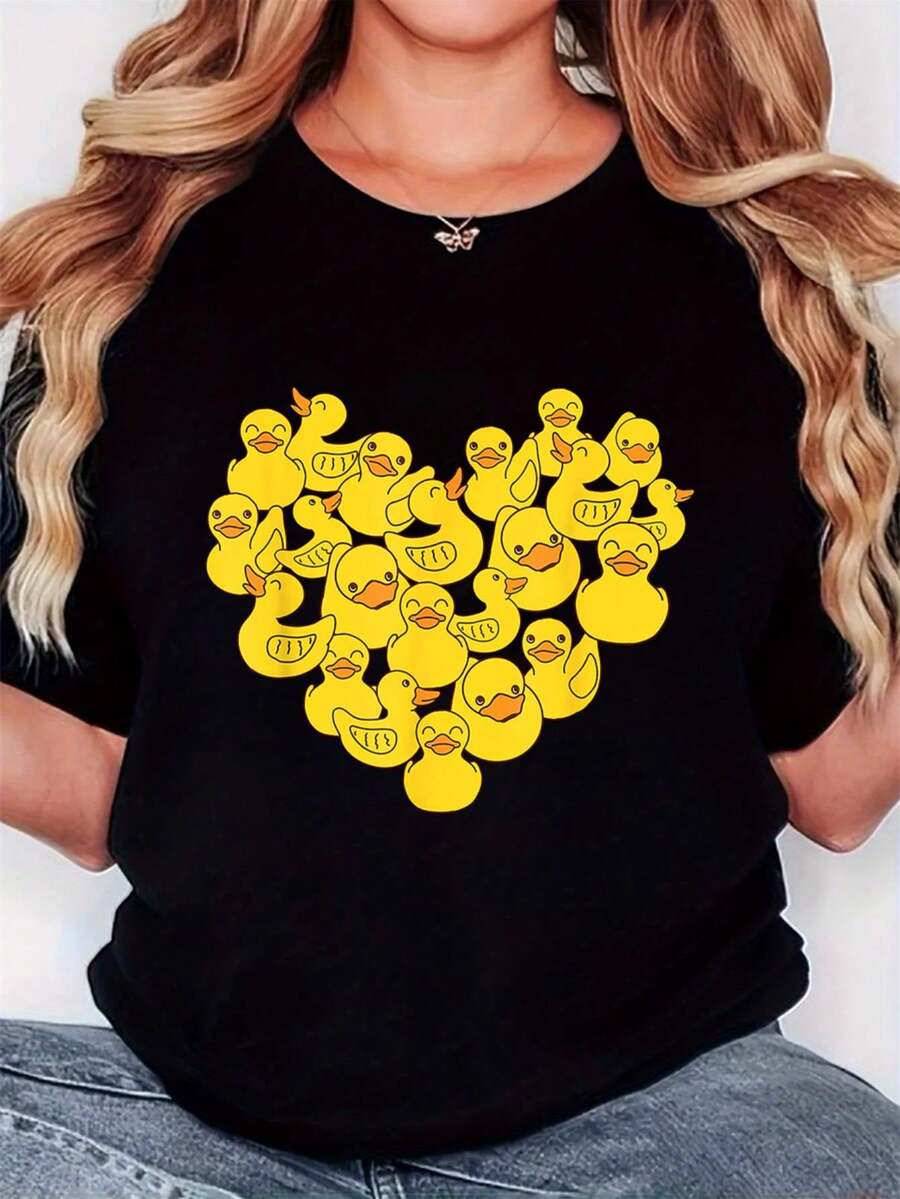 T-shirts pour femmes - Noir - Voir 1