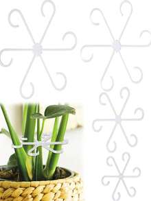 4件装植物攀援茎支撑架，4种尺寸，植物支撑固定件，坚固的茎夹，适用于攀援植物 - 塑料材质，或室内攀援植物，植物支撑架，花卉植物支撑架，茎钩生长配件，适用于植物和花卉 - 彩色 - 查看 15