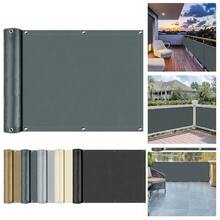 Polyester Rectangular Balcony Privacy Fence With Waterproof Design - Reinforced UV-Resistant Outdoor Screen For Patio And Deck, Easy Installation Garden Divider With Tie Ropes - Multicolor - View 19