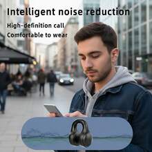 夹式蓝牙耳机，防汗开放式耳机，高保真立体声，适合跑步 - 均碼 - 查看 4