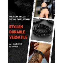 Men Chain Bracelets - Gold - View 5