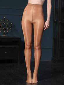 1条大码女士塑形紧身裤/反光亮片紧身裤 - 适合拉丁舞、钢管舞、健美操，50D塑形紧身裤，收腰提臀，收腹提臀 - 彩色 - 查看 7