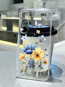1个加厚透明花卉彩绘防摔保护壳，兼容三星Galaxy S26/S26PLUS/S26 Ultra、S25/S25PLUS/S25 Ultra、A17/A07/A16/A36/A26/A56/A50/A12/A32/A52/A72/A51/A21S/A13/A14、S24/S24PLUS/S24Ultra、S22/A52/A53/A54/A55、11/12Pro/12/12X/13Pro/14Pro/15Pro、Redmi 10/9/Note9/12c/Note11pro/Note8Pro - 彩色 - 查看 1