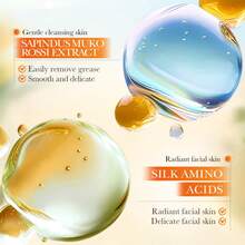 SADOER Vitamin C & Amino Acid Cleansing Mousse, Gently Cleanses Pores, Brightens And Smoothens Skin, Suitable For All Skin Types - Cleansing Mousse - View 4
