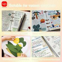 WQN 2个大容量双面胶点（按压式），3支9克白色固体胶棒，2张可爱卡通贴纸，高品质学习工具套装，返校必备 - 套裝 - 查看 5