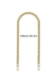 奢华五层重金属链条肩带 - 可调节长度 30/60/100/120 厘米，适用于手提包、钱包和斜挎包 DIY，优雅的链条替换件，完美的圣诞节和节日礼物，DIY 钱包制作 - 彩色 - 查看 11