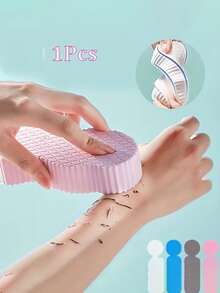 1pc Super Soft Exfoliating Bath Sponge, With Ultra Soft Body Scrub Texture, 3D Fish Scale Pattern, Bathroom Accessory - Multicolor - View 10