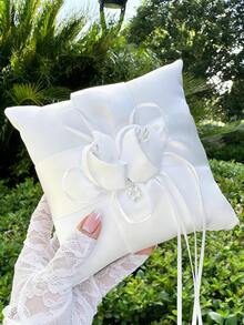 玫瑰花戒指枕，6英寸（15厘米），求婚告白戒指托，婚礼戒指架，婚礼仪式，求婚（不含戒指） - 彩色 - 查看 2