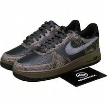 Nike Air Force 1 Low Snakeskin Light Carbon HF2898-001 Men's Size - 黑色 - 查看 1
