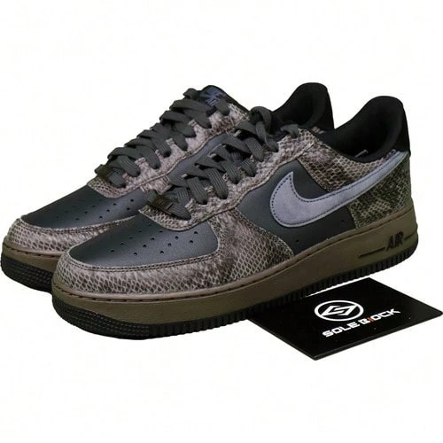 Nike Air Force 1 Low Snakeskin Light Carbon HF2898-001 Men's Size - 黑色 - 查看 1