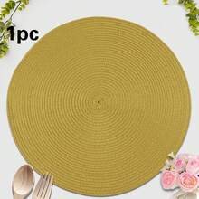 1/4/6 pièces Sets de table style bohème en PP, convient pour mariage, rassemblement campagnard, pique-nique, repas en extérieur, décoration de table pour anniversaire - Multicolore - Voir 43