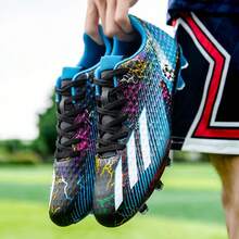 Unisex Football/Soccer Shoes, Artificial Turf Football/Soccer Shoes, Neutral Football/Soccer Training Shoes, Baseball & American Football Training Shoes - Black - View 4