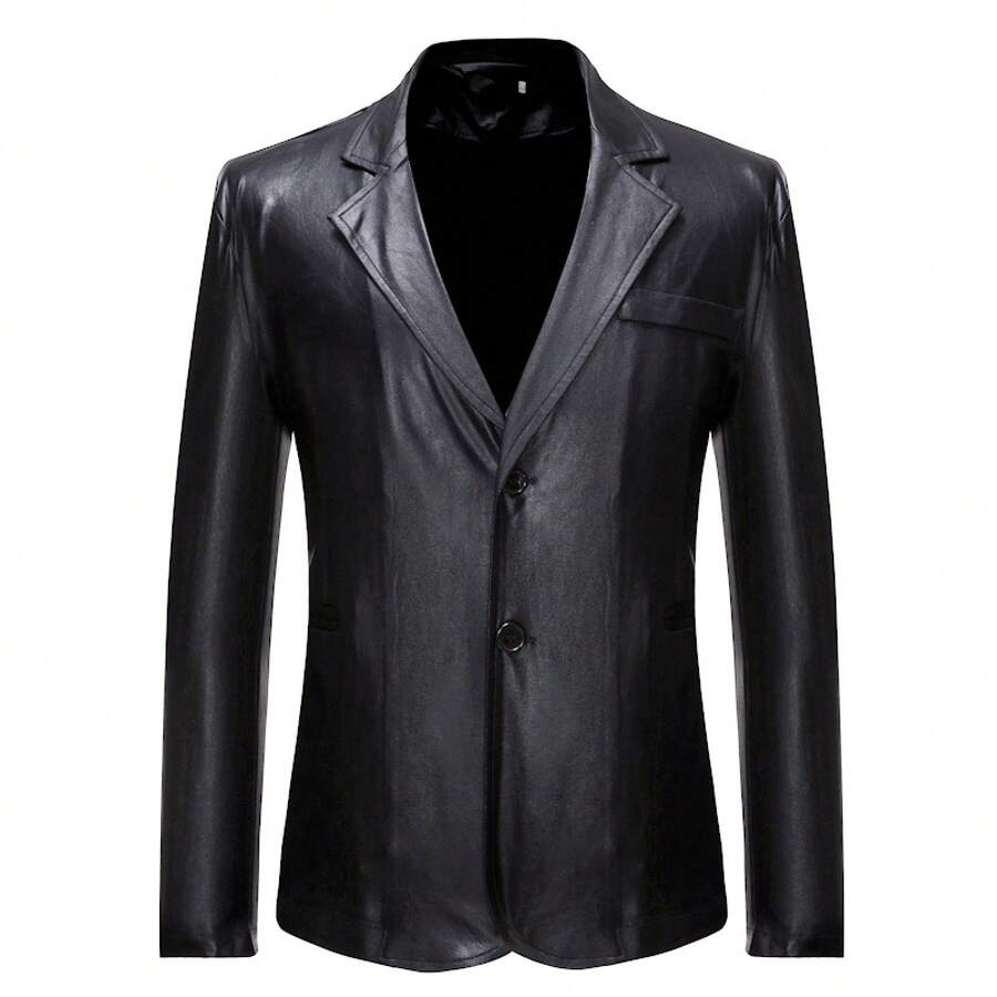 COS Men's Gold Embossed Suit, Role-Playing Costume, Stage Performance Outfit, Cosplay Costume - Black - View 1