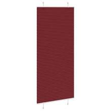 vidaXL Plissee Bordeauxrot 85x200 Cm Stoffbreite 84,4 Cm Polyester - one-size - View 3
