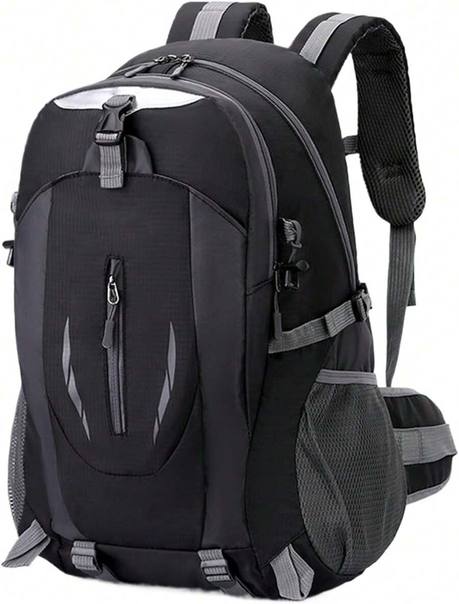 Mochila de Senderismo para Hombres | Mochila de 40L Ligera para Aire Libre,Impermeable Mochilón Gran Almacenamiento Organizador Para Montaña Senderismo Viaje Deportes Exteriores - Azul oscuro - Ver 1