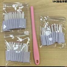 1 Handle + 30 Replaceable Brush Heads - One-Time Use Toilet Brush Set. Deep Cleaning, No Blind Spots. Hygienic, Efficient And Easy-To-Use Household Toilet Cleaning Tool. Suitable For Cleaning Toilets And Keyboards. - Multicolor - View 13
