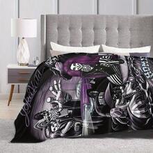 1pc Homies Themed Ultra-Soft Flannel Blanket - Vibrant Urban Street Art Design, Warm & Cozy For Living Room, Office, Sofa, Travel, All-Season Use, Perfect Gift - Home Decor Accessory, Cozy Room Decor - 彩色 - 查看 2