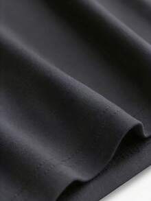 2pcs/Set Boys' Letter Print Outfit, Comfortable Fabric, Summer Gaming Party Style - Grey - View 4