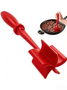 1pc Practical Non-Stick Mixing Kitchen Home – Ideal Personalised Gifts For Home Cooks & Bakers - Red - View 13