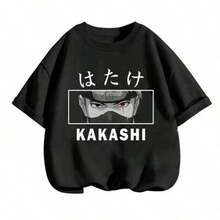 Graphic T Shirts Unique Print Casual T-Shirt T Shirt Hip Hop Street European And American Portrait Old Printed Retro Rap VINTAGET Shirt53 Nails+1 Cross 4 Given (On Back) T-Shirt3-14 Years Kids Tshirt T-Shirts For Boys Clothes Girls T-Shirt Short Sleeve Fashion Teen Tops Tee3-14 Years Kids Clothes Narutos Tshirt Boys T-Shirt Spring And Summer Vacation Stylish Tops, Men's&Women's Favorite Graphic TeesCotton Men's T-Shirts,Bovfriend Gifts, Graphic Tees,Back To School - 黑色 - 查看 1