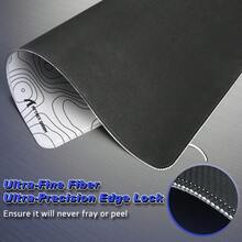 ATTACK SHARK CM02 电竞游戏鼠标垫，速度型大号鼠标垫，防水表面，缝合边缘，防滑橡胶底座，L 号，层压材质，17.72 英寸 x 15.75 英寸 x 0.16 英寸。2026 新年礼物，儿童礼物，节日礼物 - 白色轮廓/黑色轮廓/红色轮廓/黑红轮廓 - 彩色 - 查看 5