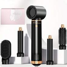 ATOPSKINS 2026 Upgraded 5-In-1 Curling Iron & Multi-Function Curler & Hair Dryer & Comb & Straightener, 3 Heat Settings - UK Plug(220-240V) - View 14