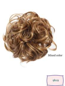 High Temperature Fiber Messy Bun Hair Scrunchie With Hair Ties, Suitable For Various Occasions - Multicolor - View 33