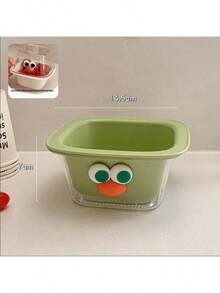 1pc Cute Dopamine Dual Layer Plastic Fruit & Vegetable Washing Colander, 2-In-1 Thickened Kitchen Cleaning Basket - Multicolor - View 13