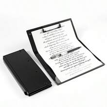 三层折叠式护士专用写字板，带松紧带，可折叠式写字板口袋，适用于办公室和学校。 - 多色 - 查看 9