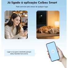Mini Interruptor Inteligente 16a Wifi Automação Alexa Branco - Branco - Visão 7