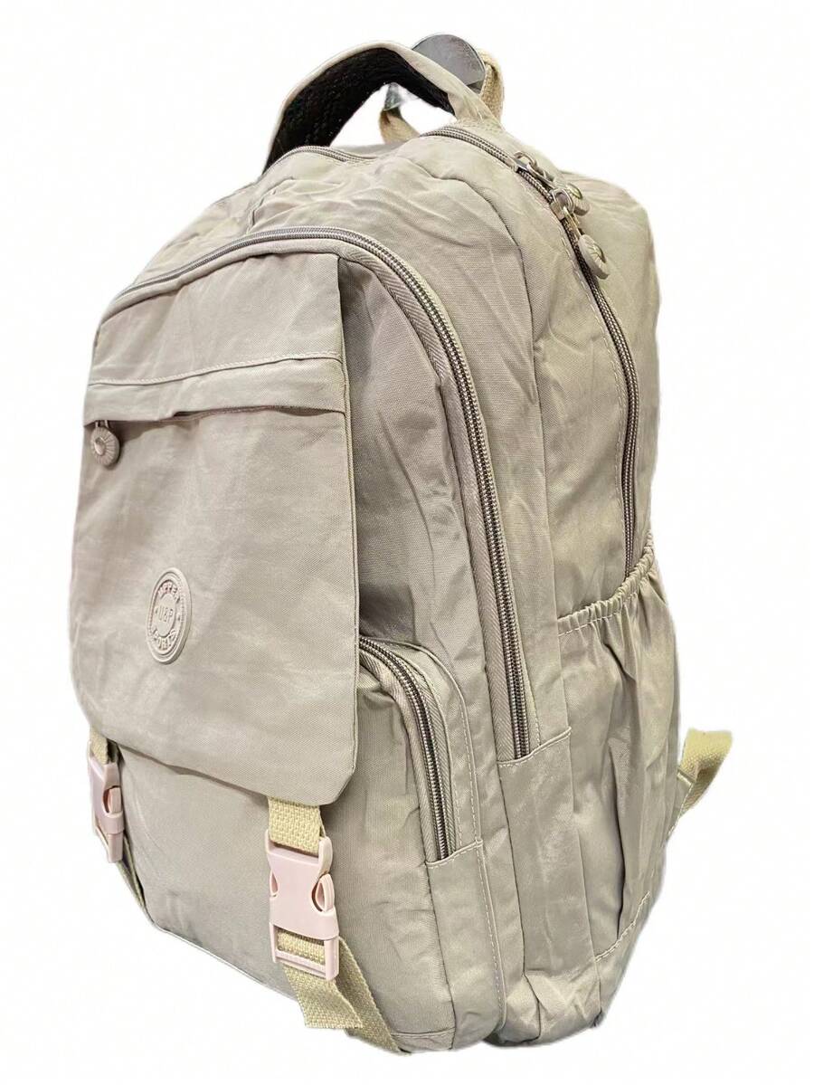 Large Capacity Backpack, Travel Bag For High School Students, Elementary School Students - 裸色 - 查看 1