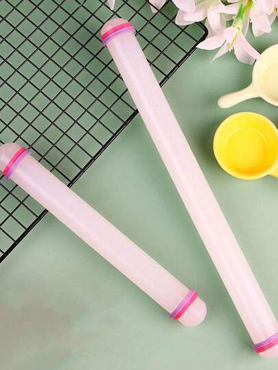 Rolling Pin- Wooden ,Modern Dough Roller For Kitchen ,360 Degree Non-Stick, Dough Roller,Baking Tool,Non-Stick Dough ,Khaki Multifunctional Kitchen Rolling Stick For Baking Gummies, Pizza, Pies, Pastries, Noodles, Dough, Cookies,Baking,Dumpling