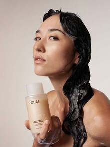 OUAI 中量洗髮精,適合正常髮質的平衡清潔配方,輕盈滋養配方,獨特香氛,沙龍級護髮 - 300ml - 查看 8