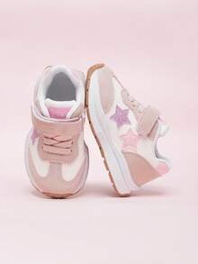 儿童休闲运动鞋，新款软底百搭女童帆布鞋，时尚男童休闲鞋 - 粉色 - 查看 8