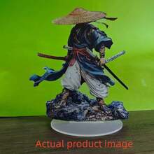 2D Flat Traditional Japanese Samurai Acrylic Desktop Decor, Model Figurine With Base, Vibrant Colors, Lightweight And Durable, Suitable For Home Office Decoration, Unique Holiday Gift, Art Decor, Includes Sturdy Stand, Festival Gift - Multicolor - View 11