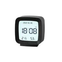 1 despertador LED multifuncional, bonito despertador para estudiantes, despertador electrónico con pantalla LED digital USB, muestra temperatura, fecha y formato de 12/24 horas. Decoración del hogar, decoración de dormitorios (pilas no incluidas), regalo para decorar habitaciones, reloj digital de cumpleaños o graduación, decoración de dormitorios, decoración de vuelta al cole, sorpresa escolar, material escolar. - 1PC - Ver 4