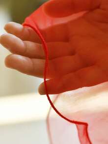 1 Pair Loose Bridal Arm Sleeves With Frill Trim, Wedding Dress Accessory - Multicolor - View 7