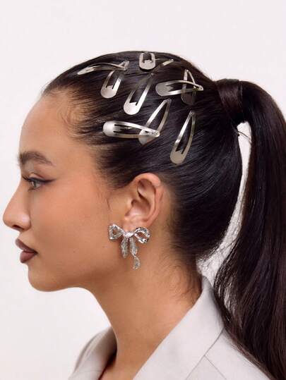 20个水滴形发夹，适合日常穿搭